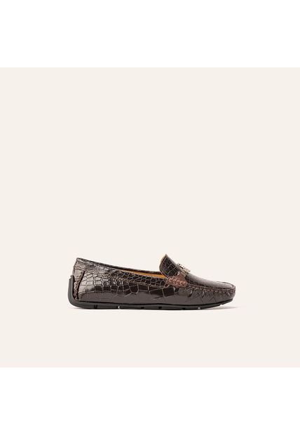 Mocasín Sofia Croco Café MH Mocs Mocasín Sofia Croco Café MH Mocs Talla 39