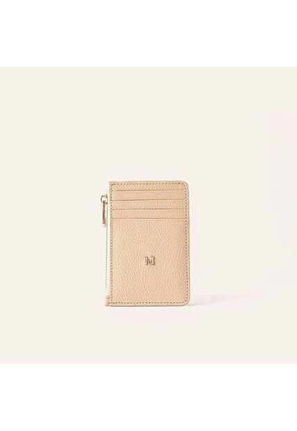 Tarjetero 8 Tarjetas Con Zip Beige Sur Tarjetero 8 Tarjetas Con Zip Beige Sur