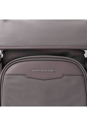 Morral Con Tapa Tunez Gris Platinum Morral Con Tapa Tunez Gris Platinum