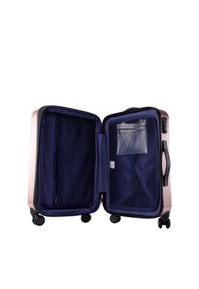 Maleta Pequeña Expandible 22" Rosado Metálico Imperial Maleta Pequeña Expandible 22" Rosado Metálico Imperial