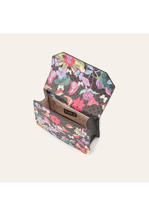 Satchel Con Tapa Malva Morfo Negro Maryrose Satchel Con Tapa Malva Morfo Negro Maryrose