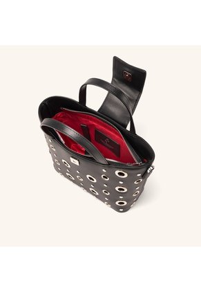 Tote Alas Mini Negro Níquel Alma Tote Alas Mini Negro Níquel Alma