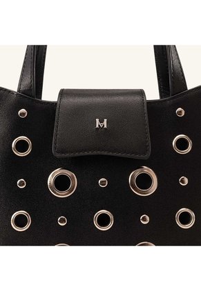 Tote Alas Mini Negro Níquel Alma Tote Alas Mini Negro Níquel Alma