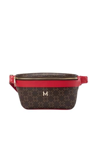 Riñonera Londres Café Rojo Primario Básico Riñonera Londres Café Rojo Primario Básico Mario Hernández