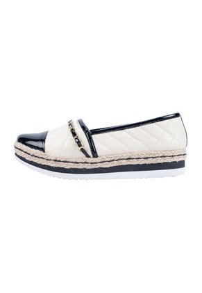 Baletas Yute Chia Blanco Negro Julia Baletas Yute Chia Blanco Negro Julia Talla 34