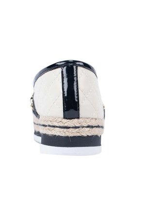 Baletas Yute Chia Blanco Negro Julia Baletas Yute Chia Blanco Negro Julia Talla 34