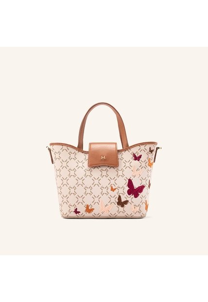 Tote Alas Mini Beige Chai Primario Mariposas