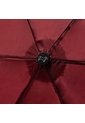 Sombrilla Liviana Monograma Burgundy de Mario Hernández