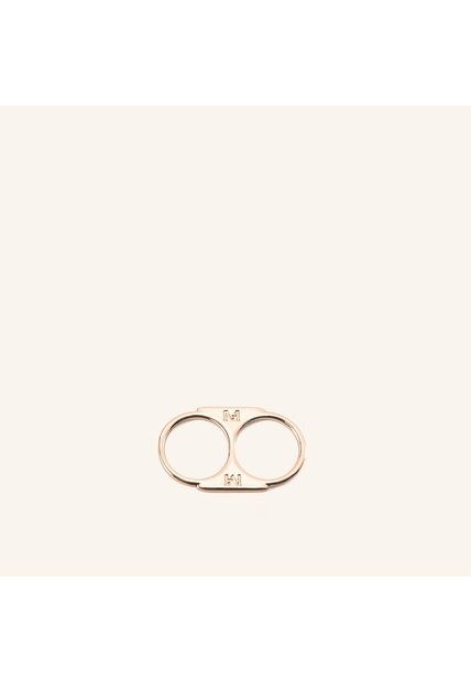 Anillo Para Foulard Monograma Oro Claro