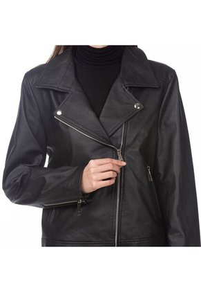 Chaqueta Biker Agata Negro Gema Chaqueta Biker Agata Negro Gema Talla 10