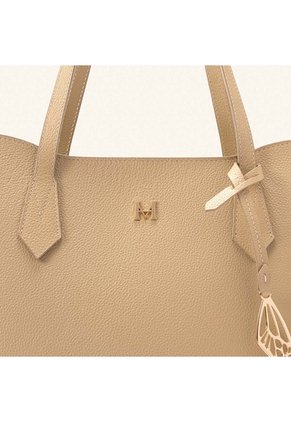 Tote Alas Mediano Lino Rojo Sur