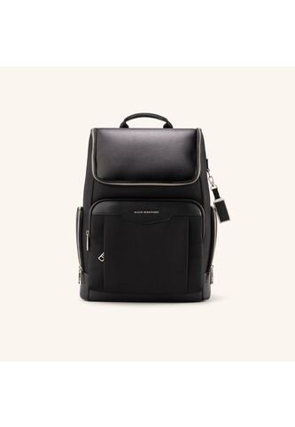 Morral Con Tapa Cano Negro Platinum Morral Con Tapa Cano Negro Platinum Mario Hernández