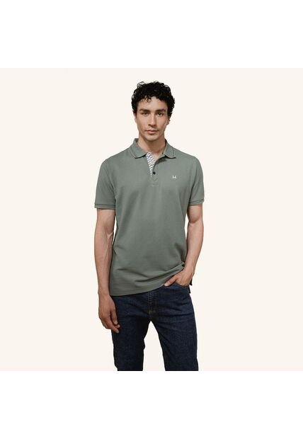 Camiseta Polo Emblema Cipres Tierra Arriba Camiseta Polo Emblema Cipres Tierra Arriba Talla L
