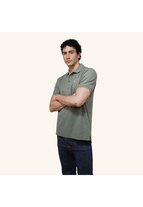 Camiseta Polo Emblema Cipres Tierra Arriba Camiseta Polo Emblema Cipres Tierra Arriba Talla L