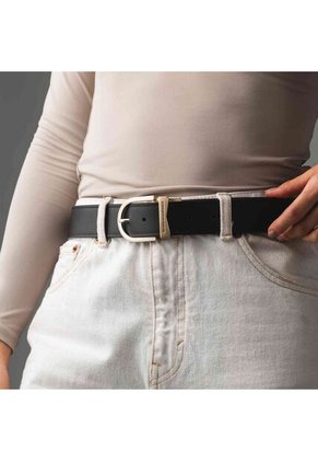 Cinturón Casual Monarca Negro Azul Cinturón Casual Monarca Negro Azul Talla Xs