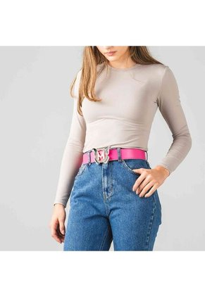 Cinturón Casual Mariposa Monograma Flamenco Beige Cinturón Casual Mariposa Monograma Flamenco Beige Talla M