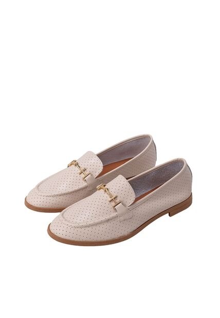 Mocasín Loafer Gracia Beige Julia Mocasín Loafer Gracia Beige Julia Talla 36