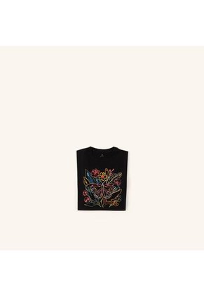 Camiseta Cira Negro Tierra Arriba Camiseta Cira Negro Tierra Arriba Talla M