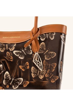 Tote Alas Mediano Capuchino Mariposas