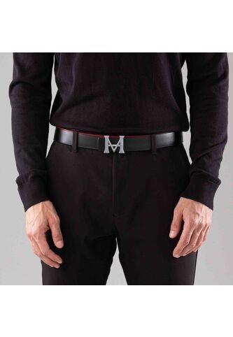 Cinturón Casual Monograma Doble Faz Negro Cayena Cinturón Casual Monograma Doble Faz Negro Cayena Talla XL Mario Hernández
