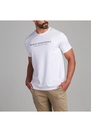 Camiseta Diario Logotipo Blanco Tierra Arriba Camiseta Diario Logotipo Blanco Tierra Arriba Talla M