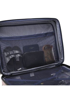 Maleta Grande  Expandible 28" Rosa Metálico Imperial Maleta Grande Expandible 28" Rosa Metálico Imperial