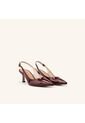 Tacones Capital Con Correa Borgoña Glamour Tacones Capital Con Correa Borgoña Glamour Talla 36 de Mario Hernández