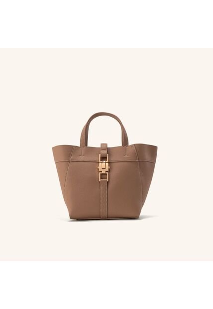 Tote Pequeño Geraldine Taupe Gaira Tote Pequeño Geraldine Taupe Gaira