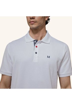 Camiseta Polo Emblema Blanco Tierra Arriba Camiseta Polo Emblema Blanco Tierra Arriba Talla L