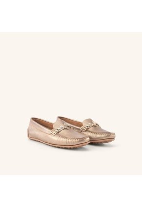 Mocasín Alina Oro MH Mocs Mocasín Alina Oro MH Mocs Talla 34