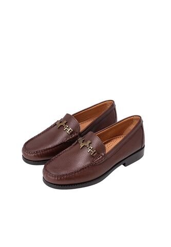 Mocasín Quintero Café MH Mocs Mocasín Quintero Café MH Mocs Talla 38 Mario Hernández