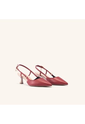 Tacones Bautista Rojo Nude Brisabonita