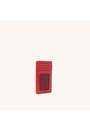 Tarjetero 8 Tarjetas Con Zip Rojo Gris Sur