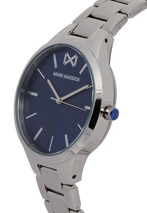 Reloj Plateado-Azul Mark Maddox