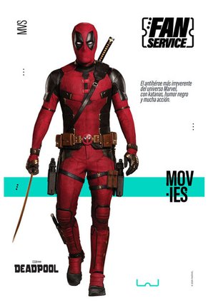 Camiseta De Deadpool Regular Fit Para Hombre S