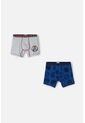 Pack X2 Boxer De Marvel Gris Y Azul Para Niño 12 de Marvel