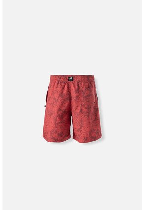 Pantaloneta De Baño De Marvel Roja Para Hombre S