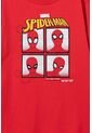 Camiseta De Spider-man  Manga Corta Roja Para Niño 10 de Marvel