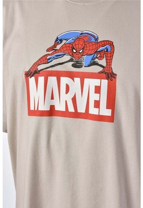 Pijama De Spiderman De Pantalón Corto Gris Y Azul Para Hombre XL
