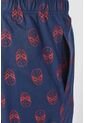 Pijama De Spiderman De Pantalón Corto Gris Y Azul Para Hombre XL de Marvel