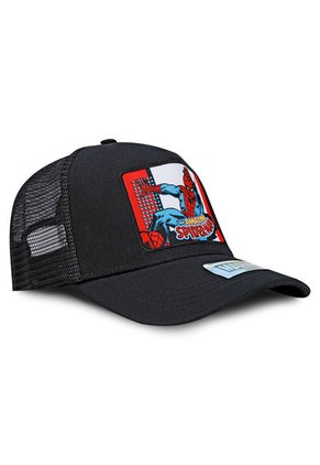 Gorra Marvel Spiderman Original Negra Malla Talla Adulto Oc Caps
