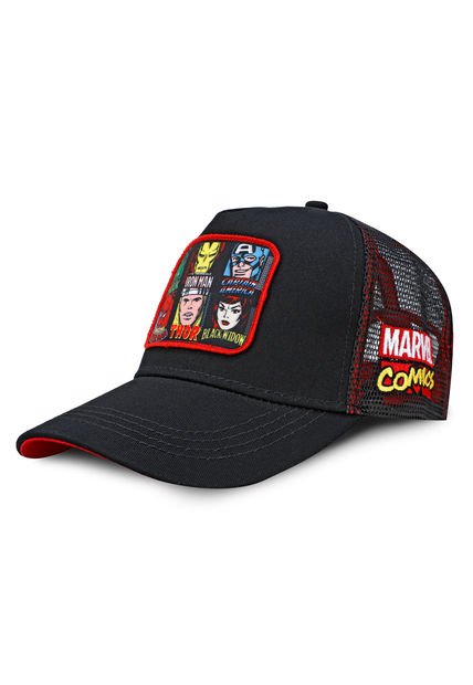 Gorra Marvel Original Personajes Negra Malla Talla Adulto Oc Caps