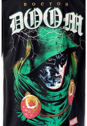 Camiseta De Marvel Regular Fit Para Hombre L