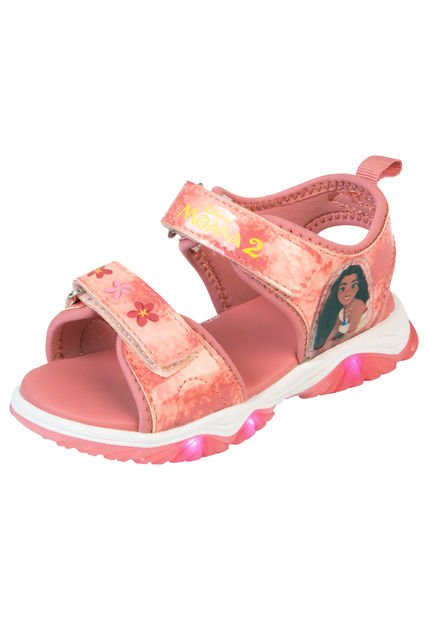 Sandalias Con Diseño De Moana Para Niña Pequeña Rosa Marvel 200475