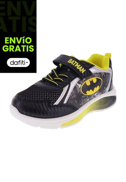 Zapatos Deportivos Con Diseño De Batman Para Niño Pequeño Negro Marvel 210411