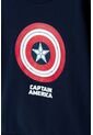 Buzo Del Capitán América Azul Y Rojo De Diseño Cerrado Para Niño 6 de Marvel