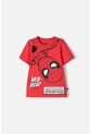 Camiseta De Spider-man Manga Corta Rojo Para Niño 12 de Marvel