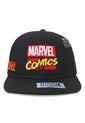 GORRA MARVEL COMICS ADULTO ORIGINAL NEGRA PLANA OC CAPS de Marvel