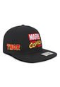 GORRA MARVEL COMICS ADULTO ORIGINAL NEGRA PLANA OC CAPS de Marvel