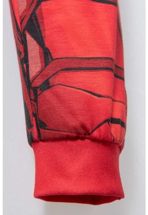 Pijama De Iron Man Roja De Pantalón Largo Para Niño 10